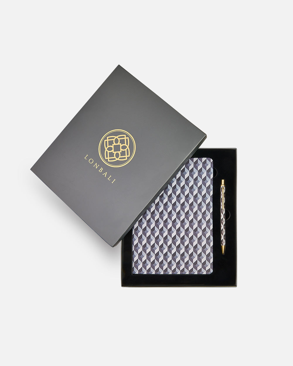 Bloc-notes et stylo Born BW Noir