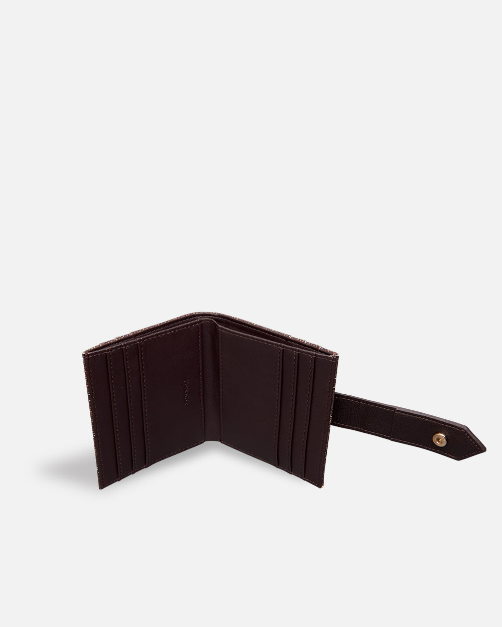 Kubu Portefeuille carré Marron