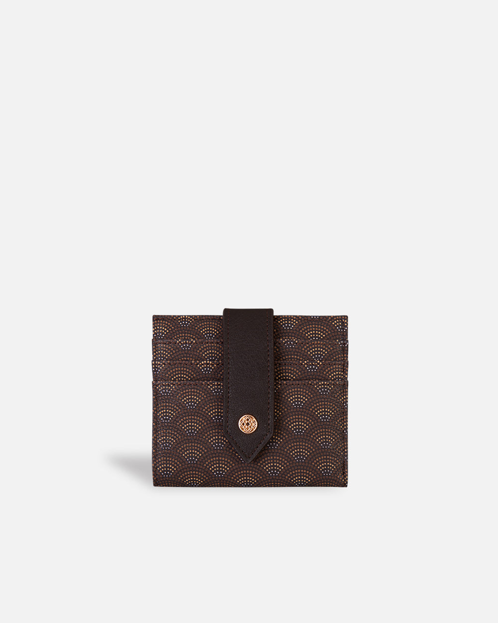 Kubu Portefeuille carré Marron