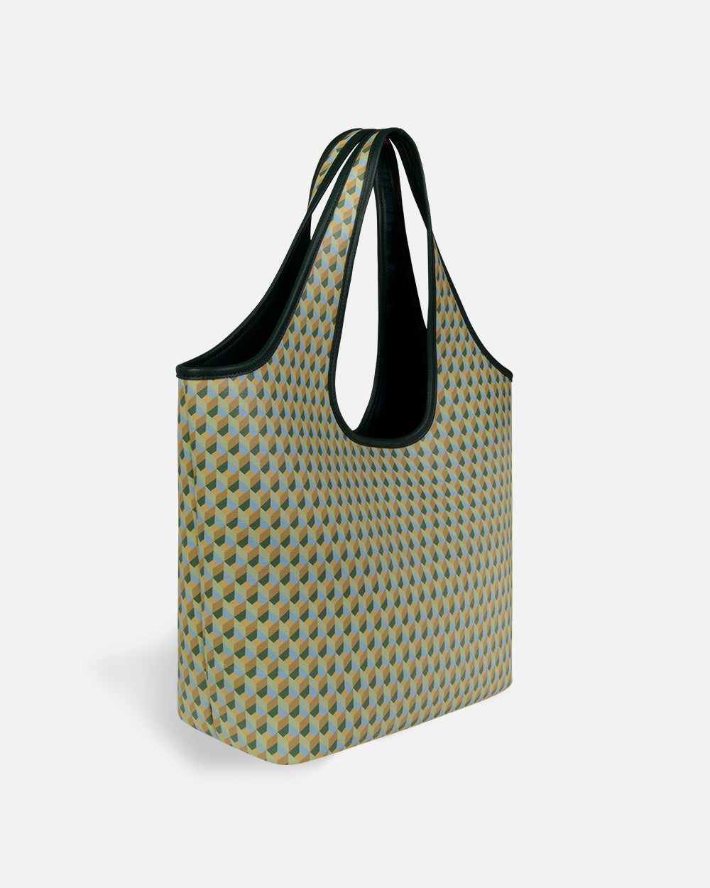 Hobo en toile enduite Lime