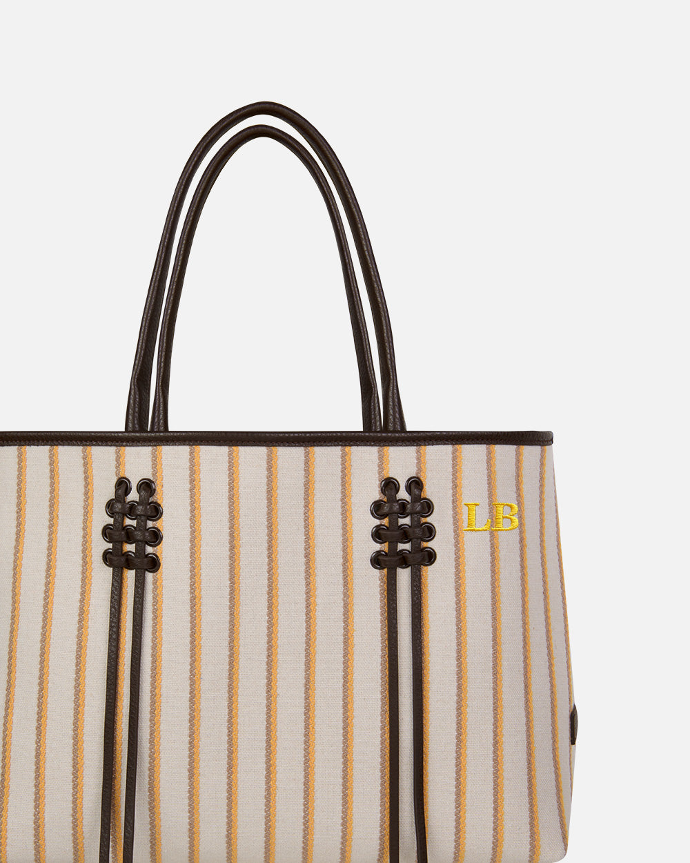 Benat Basket Small Beige Bag