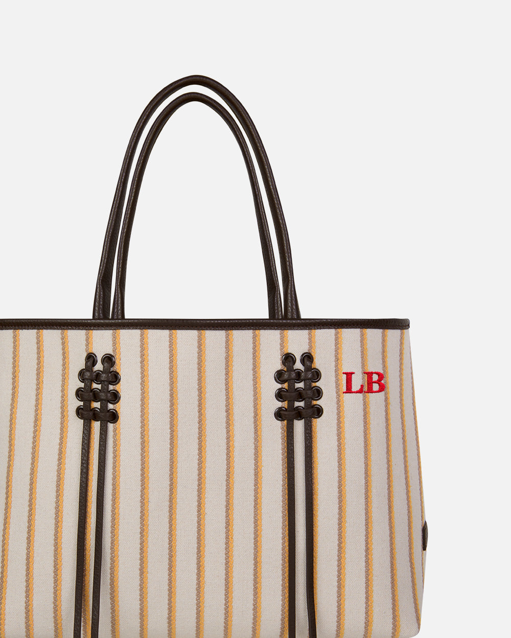 Benat Basket Small Beige Bag