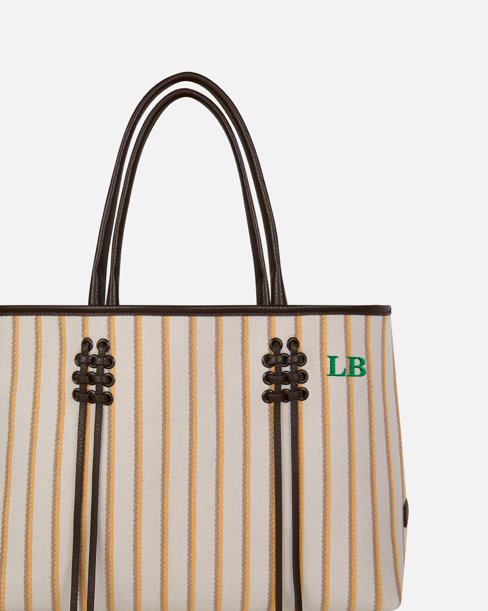 Benat Basket Small Beige Bag