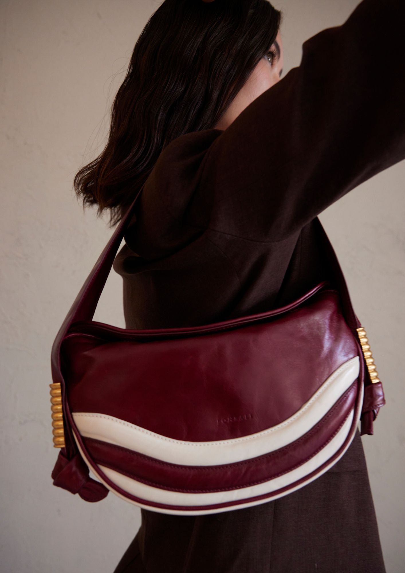 Sac à bandoulière Penelope Bordeaux