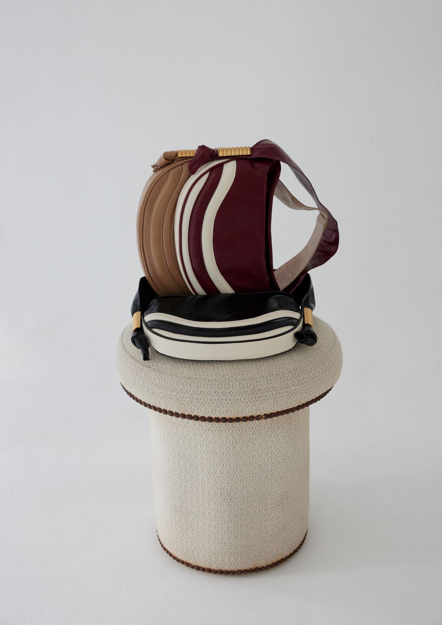 Sac à bandoulière Penelope Black  et blanc