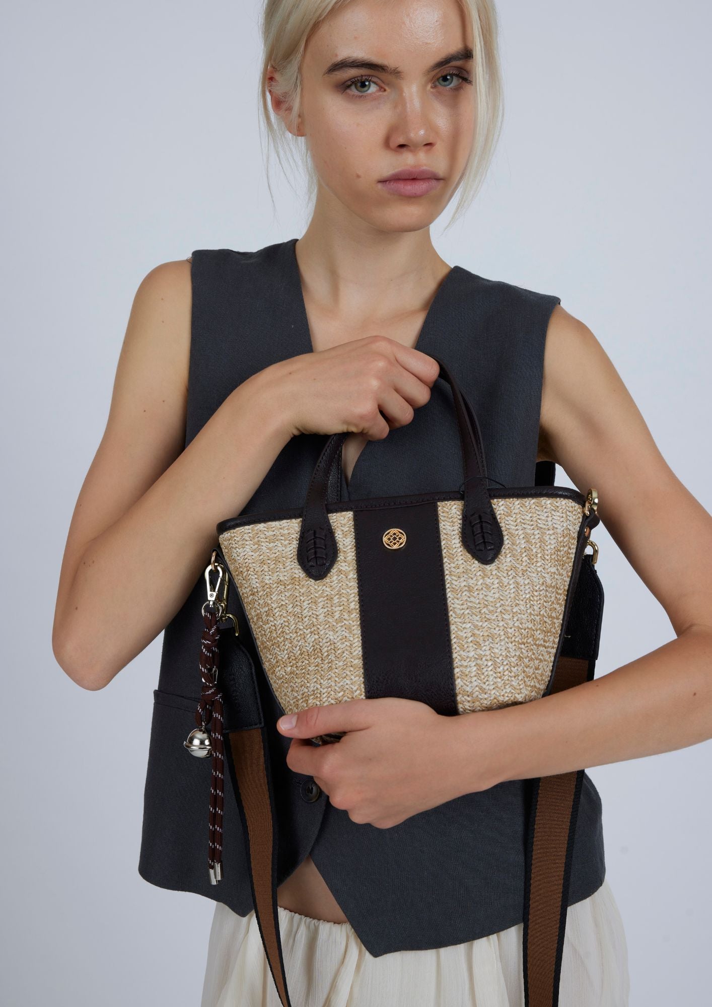 Tulum Sac à main Tiny Brown