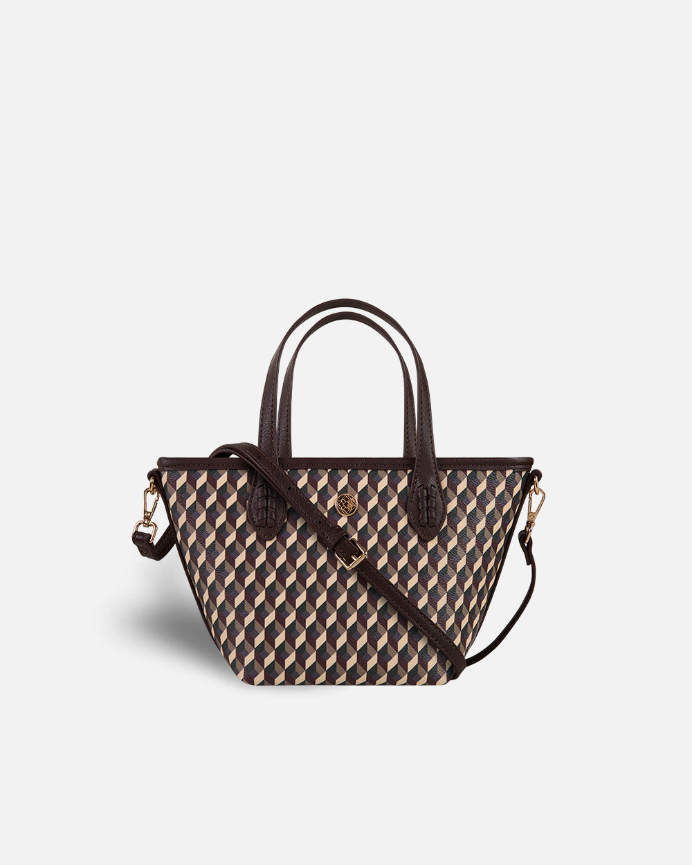 souris lonbali mini sac shopper à poignée géométrique