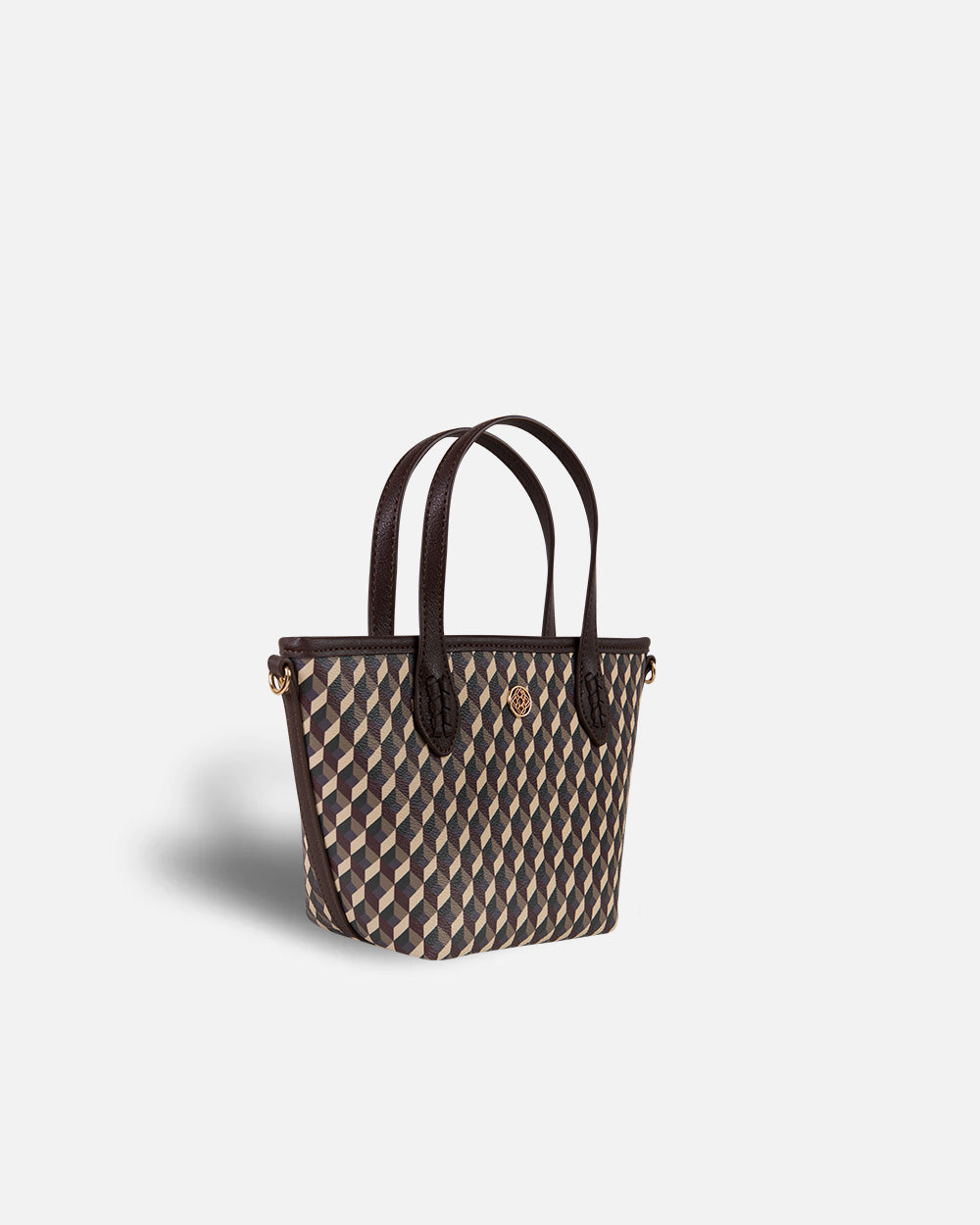 souris lonbali mini sac shopper à poignée géométrique