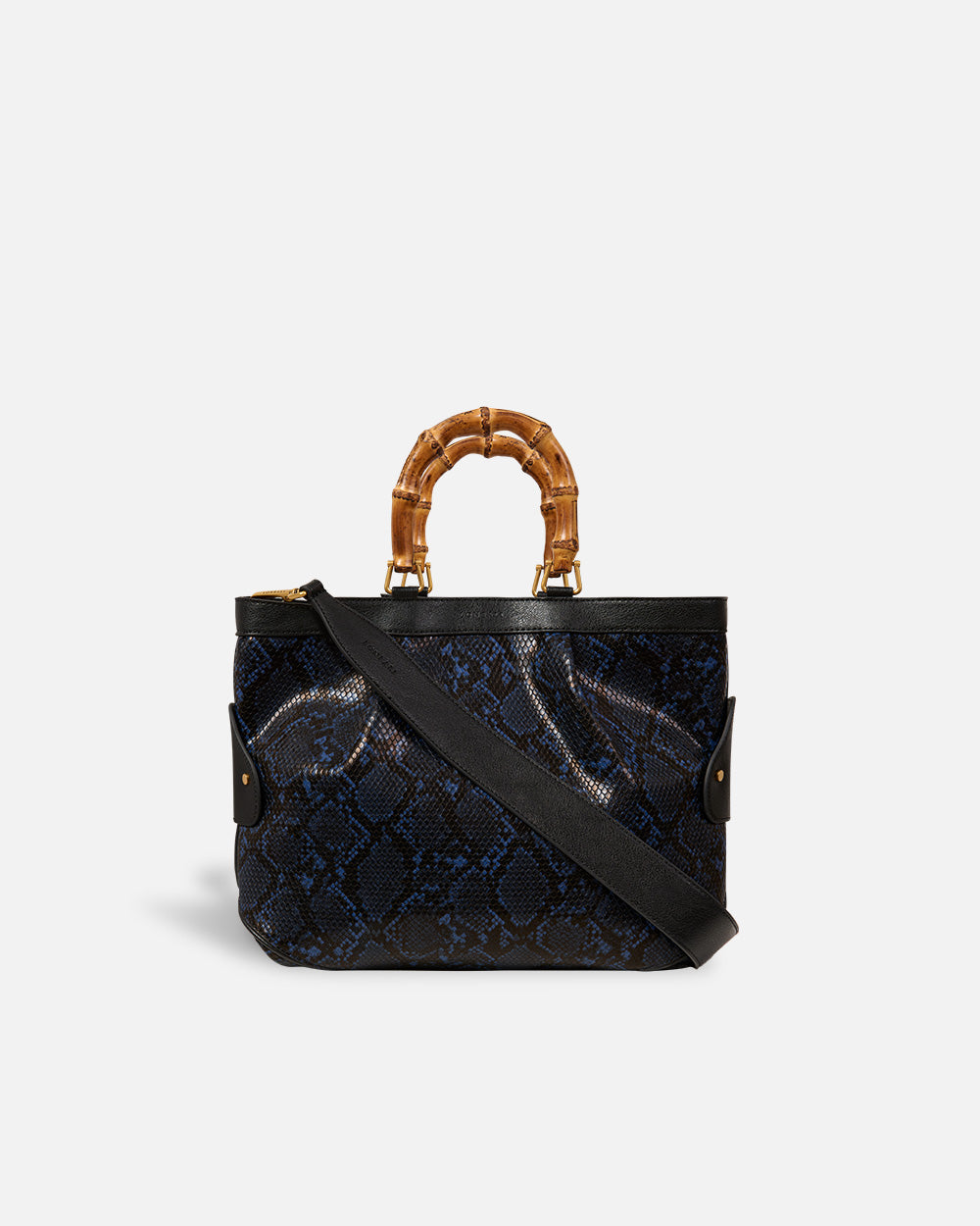 Sac fourre-tout moyen en serpent Navy