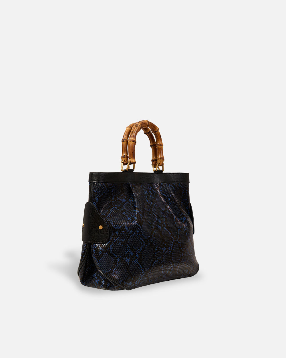 Sac fourre-tout moyen en serpent Navy