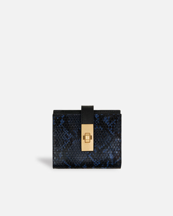 Portefeuille serpent Navy