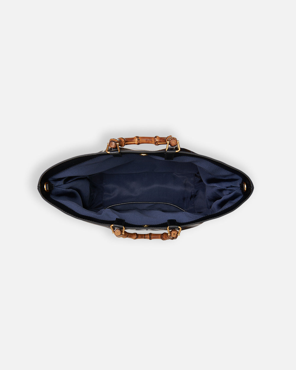 Grand sac fourre-tout en serpent Navy