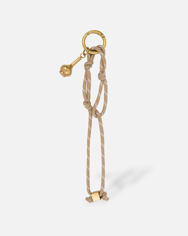 Breloque Double Nœud Beige