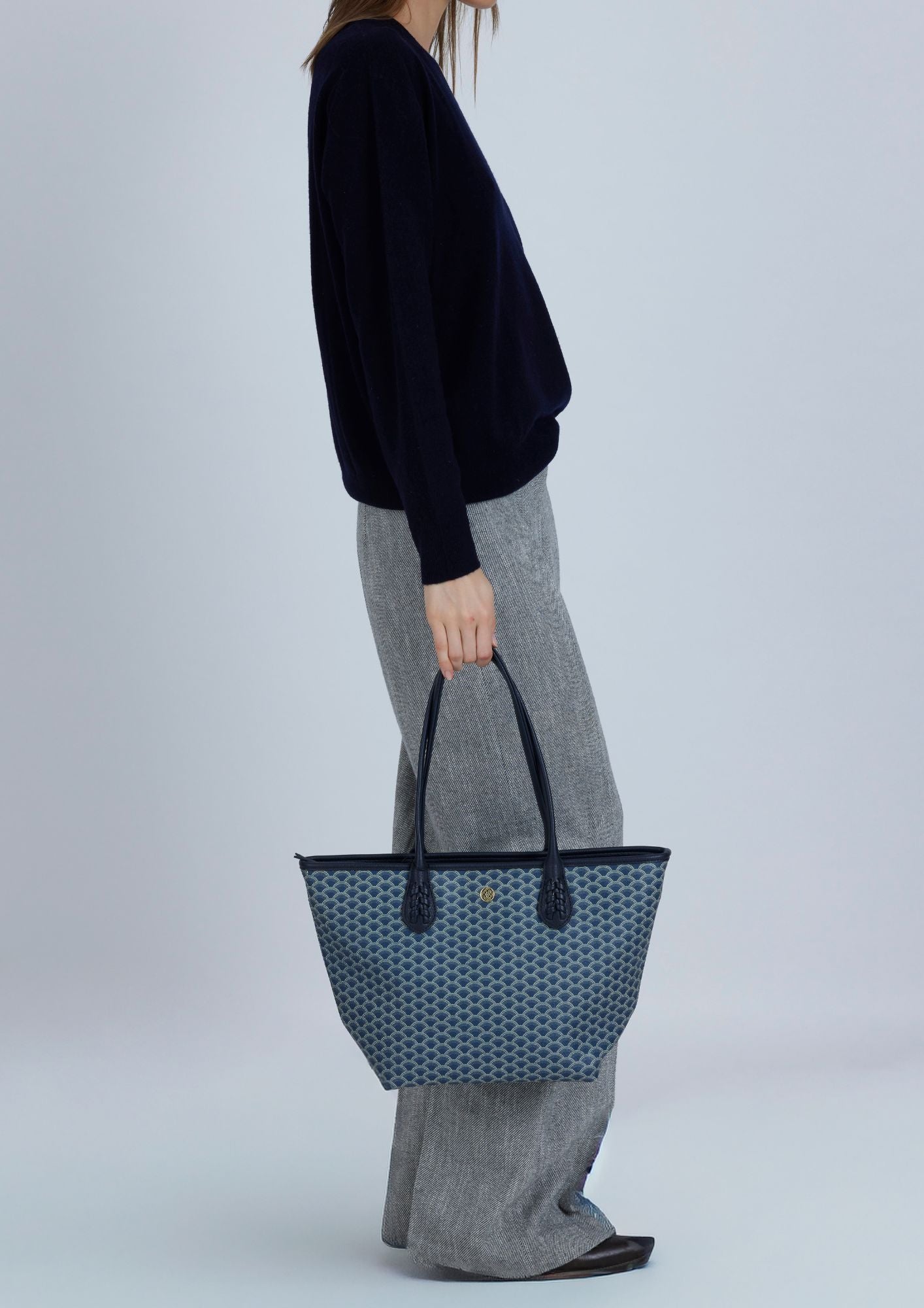 Kubu Sac à main Midi Bleu marine