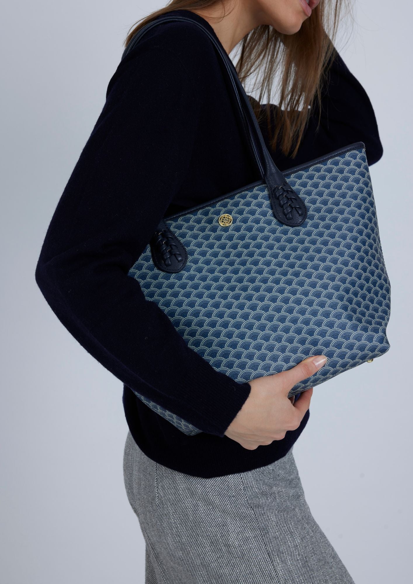 Kubu Sac à main Midi Bleu marine