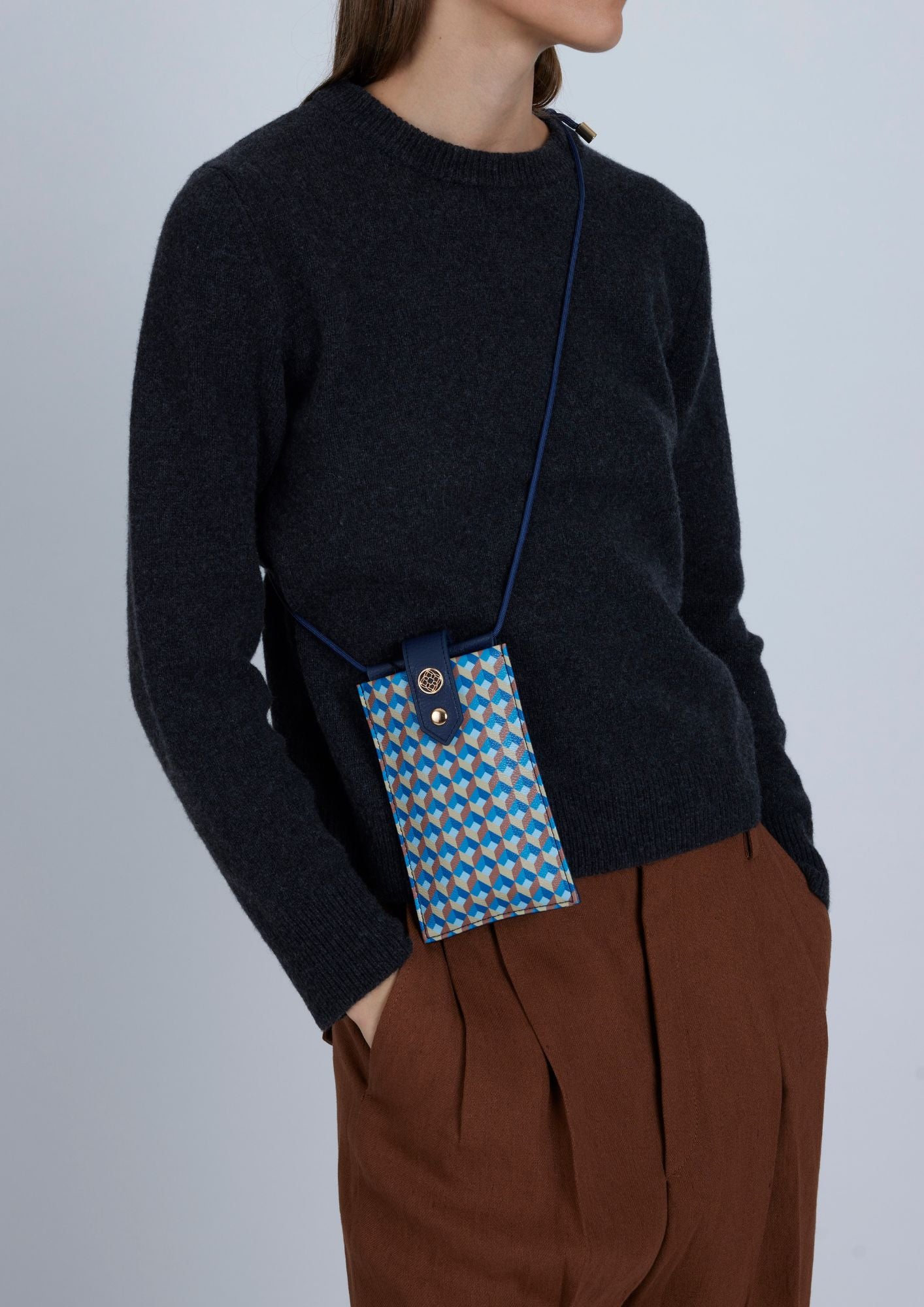 Etui pour téléphone portable avec fermoir Born Terre