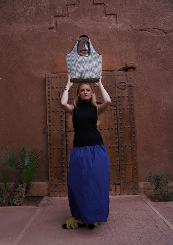 Marrakech Hobo B&W