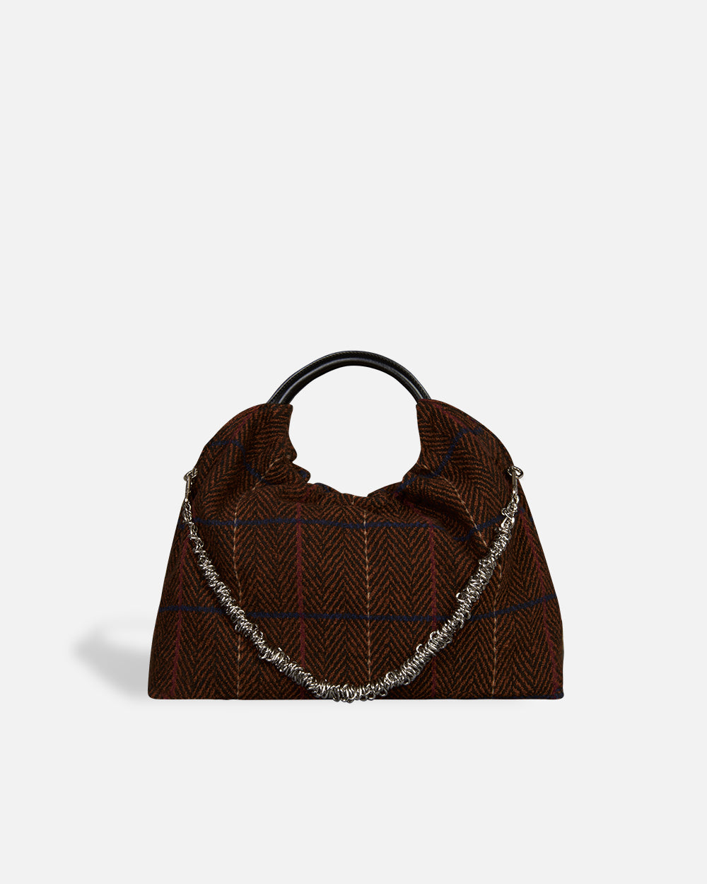 Lucca Bag Small Tartan Black