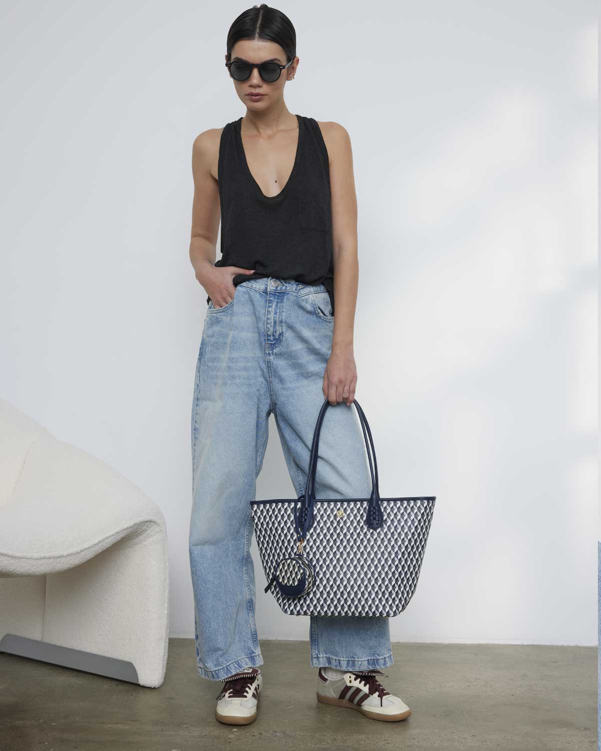 Sac à main Born Midi BW Navy