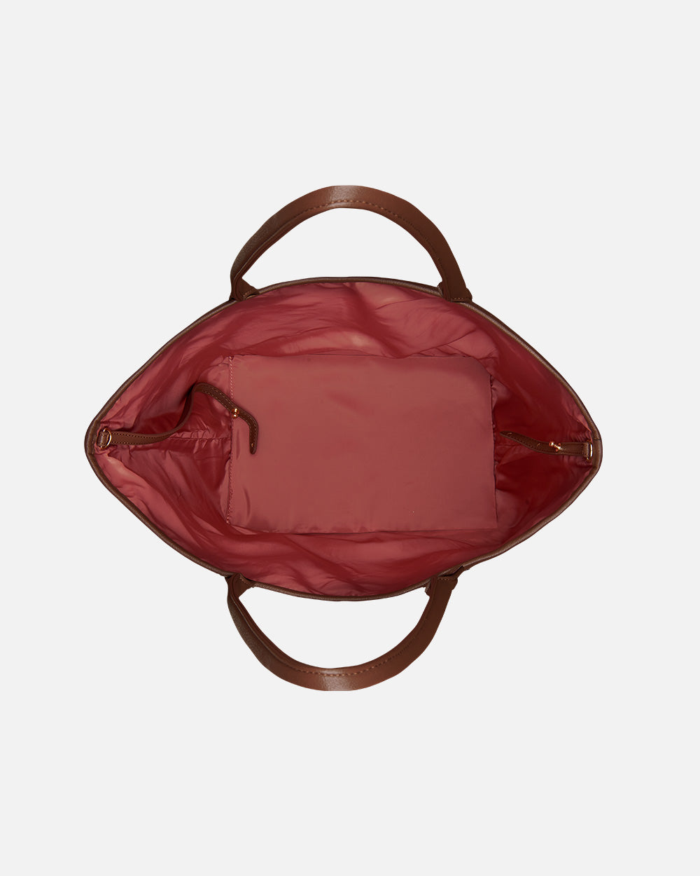 Intérieur du sac rouge kensington peau de shopper