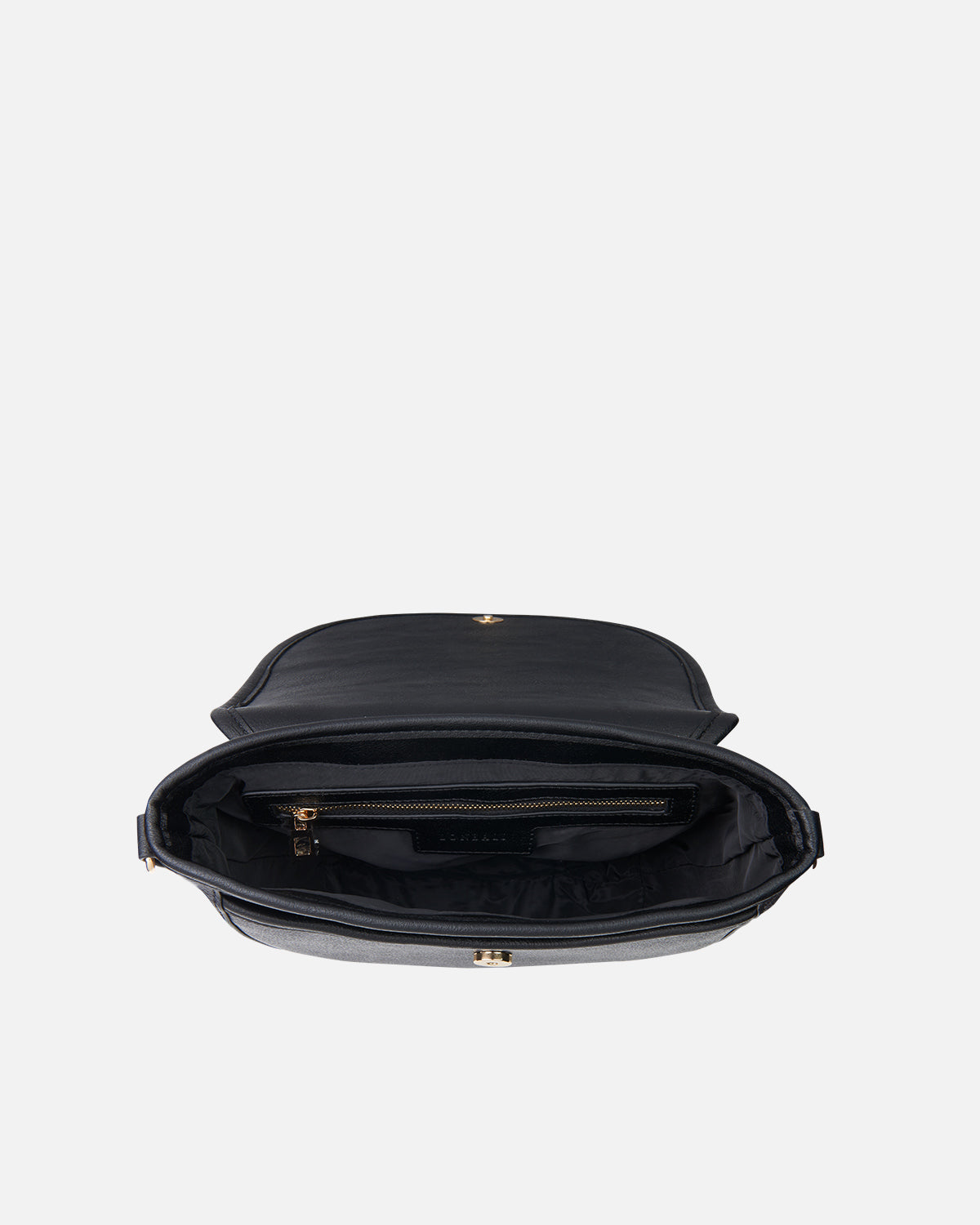 sac à bandoulière kensington ouvert noir