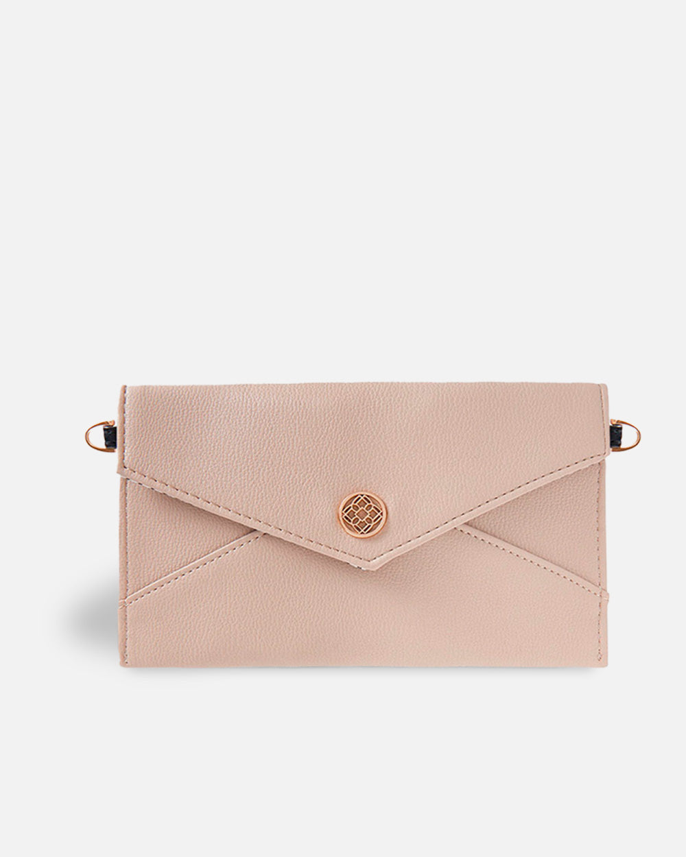 sac à bandoulière beige pour femmes avec fermeture à bouton