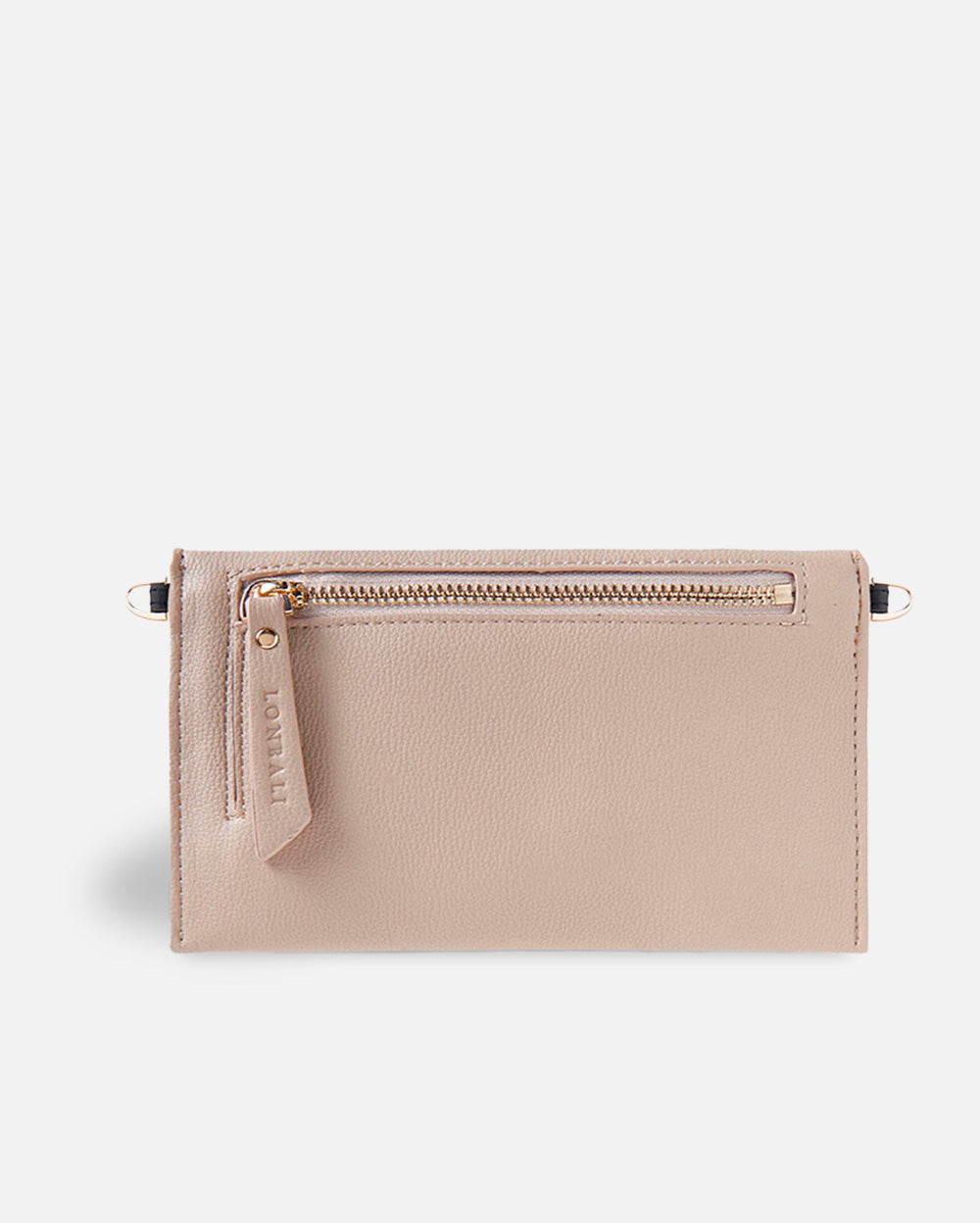 sac à bandoulière beige pour femme avec fermeture à bouton au dos