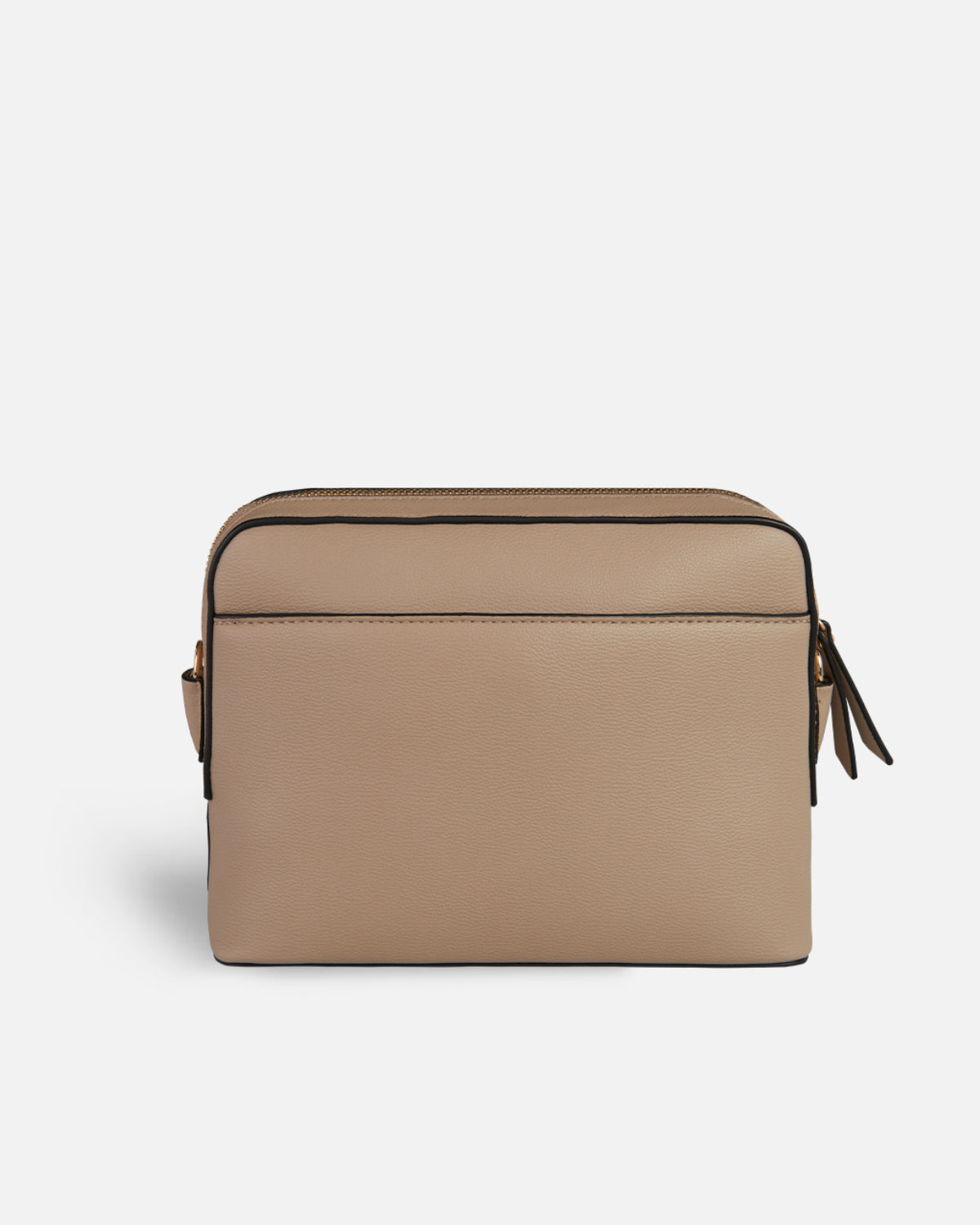 sac à bandoulière beige avec franges