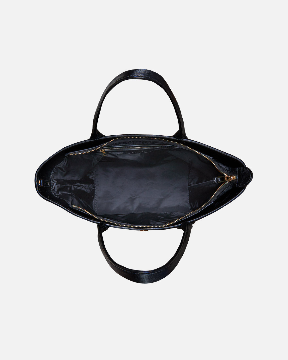 Intérieur d'un mini sac à main bleu marine